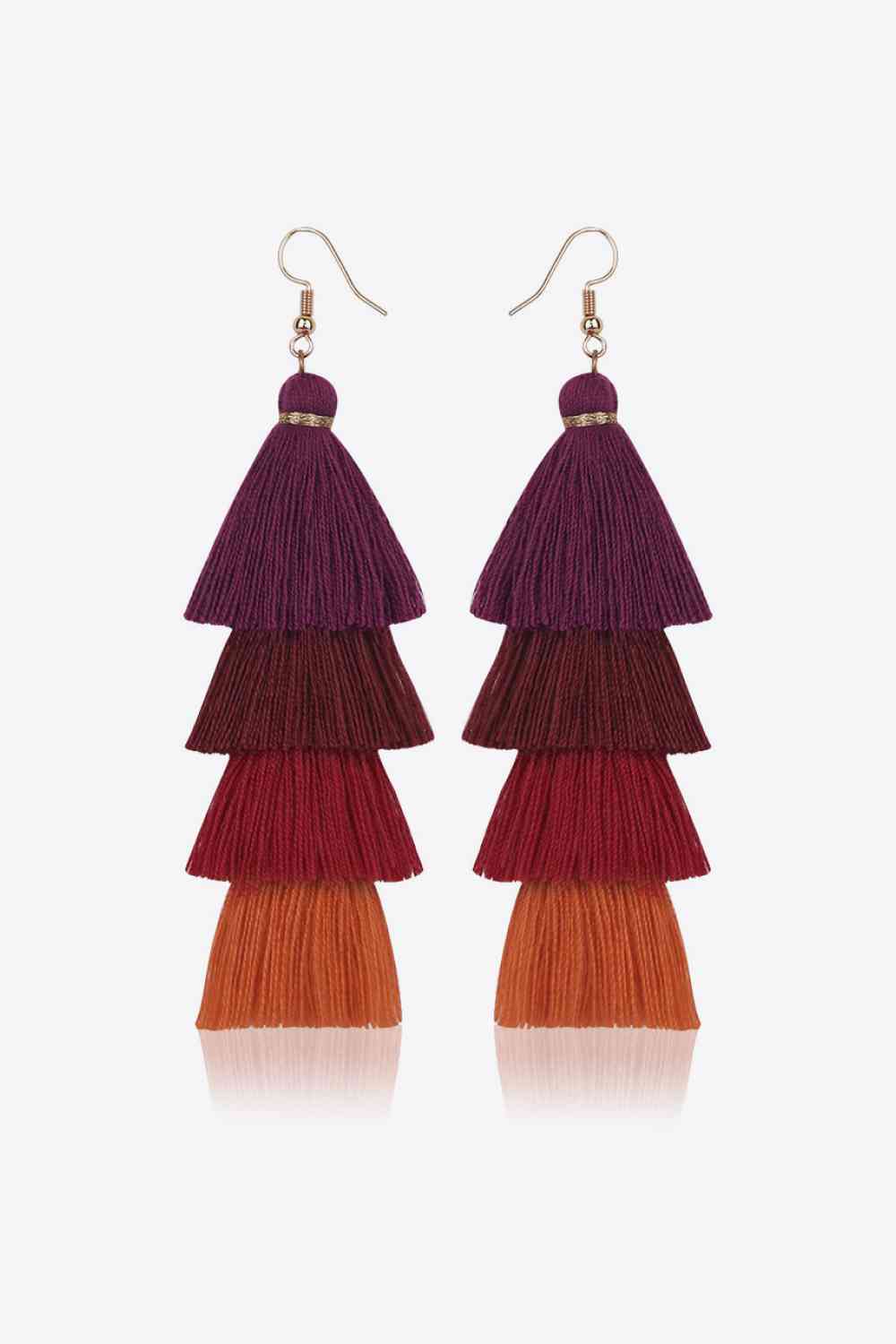 Layered Tassel Earrings