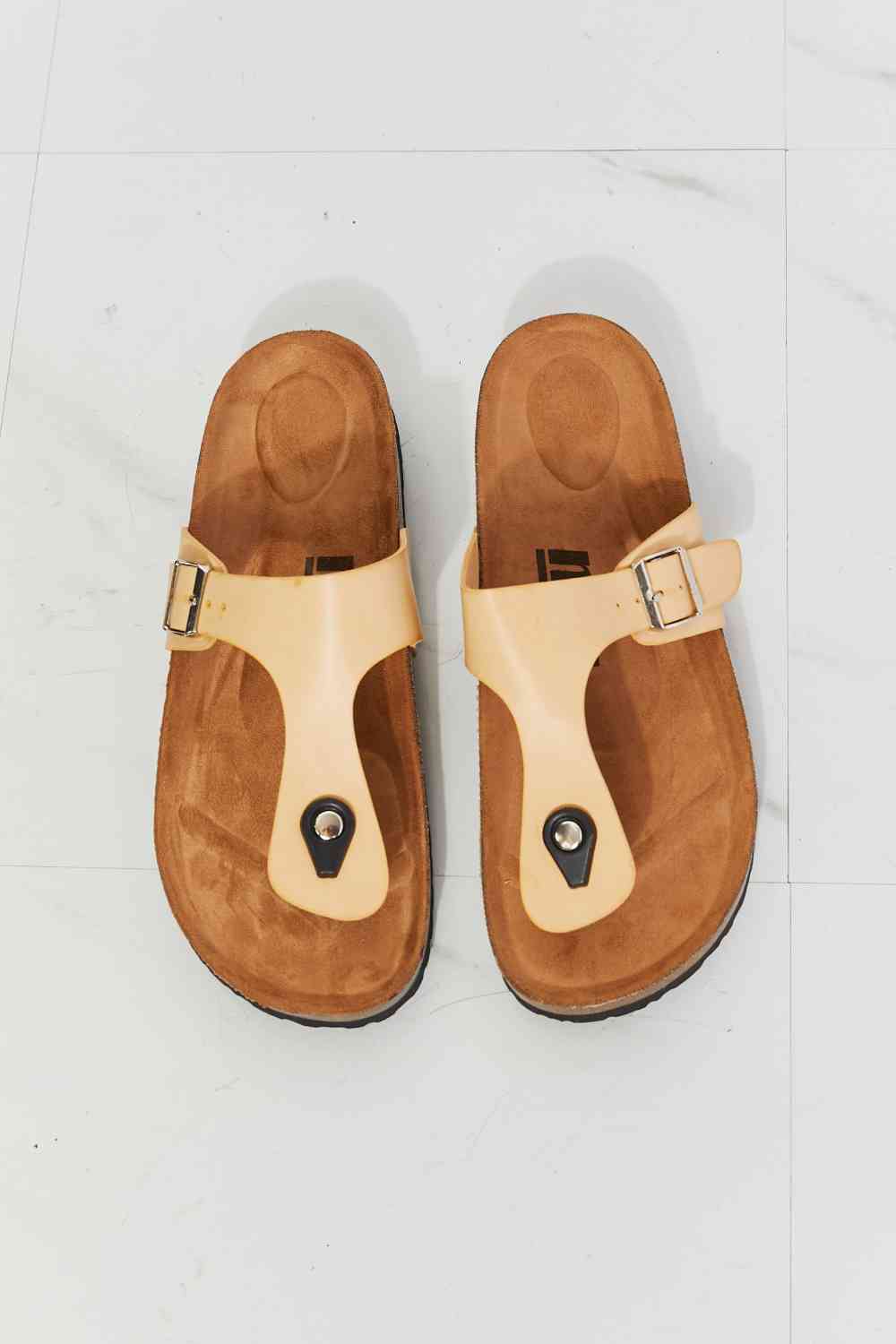 Drift Away T-Strap Flip-Flop in Sand