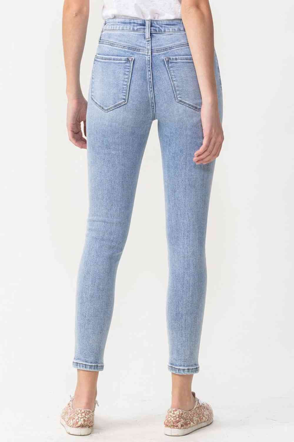 Talia High Rise Crop Skinny Jeans