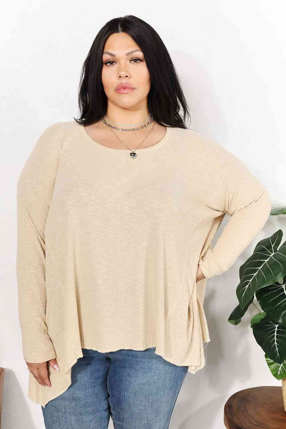 Oversized Super Soft Ribbed Top