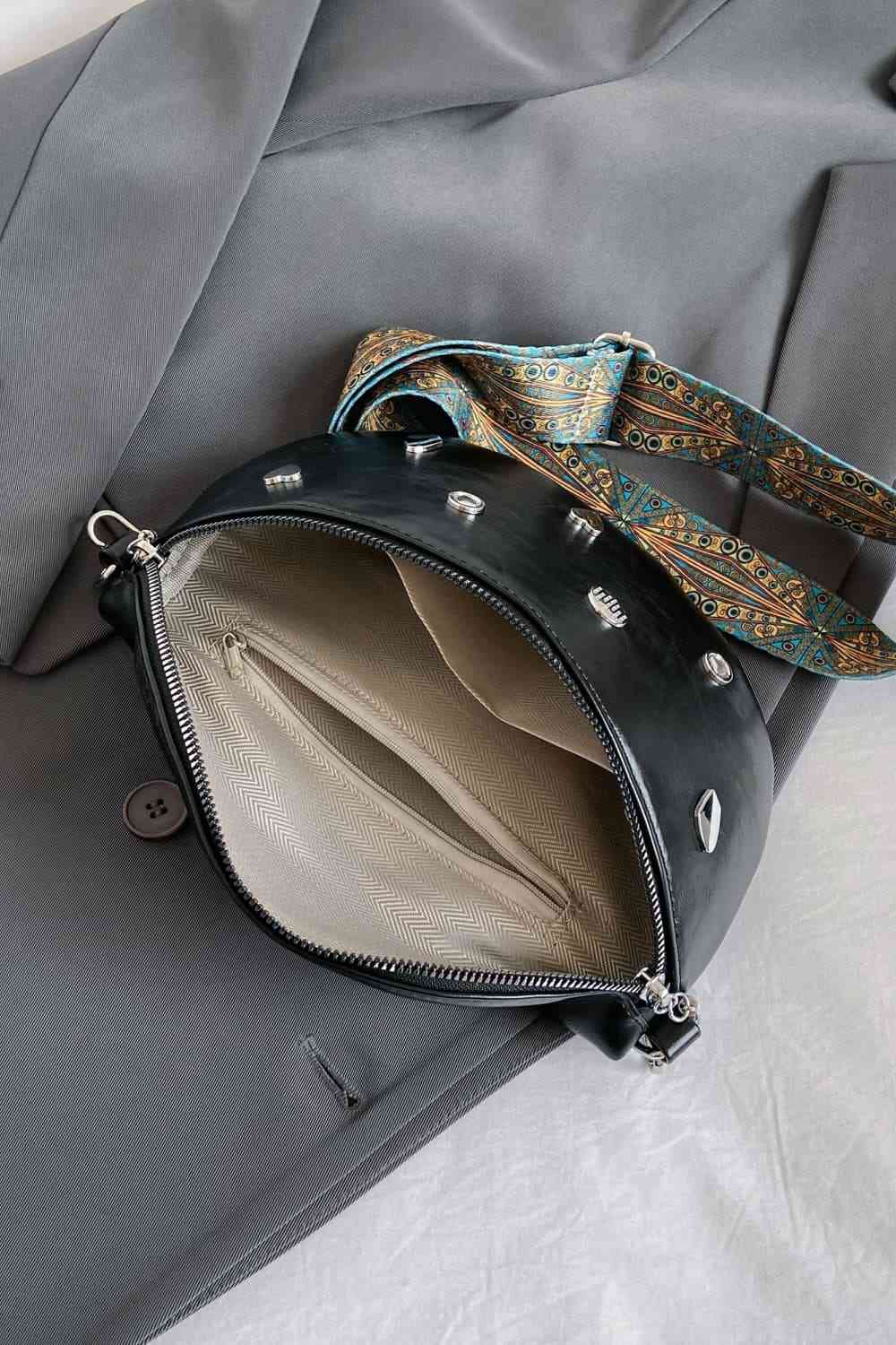 PU Leather Sling Bag