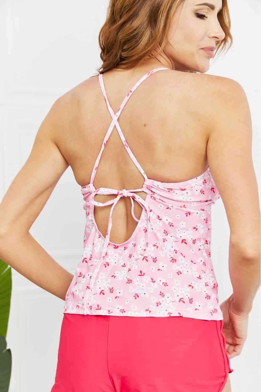 By The Shore Two-Piece Swimsuit in Blossom Pink