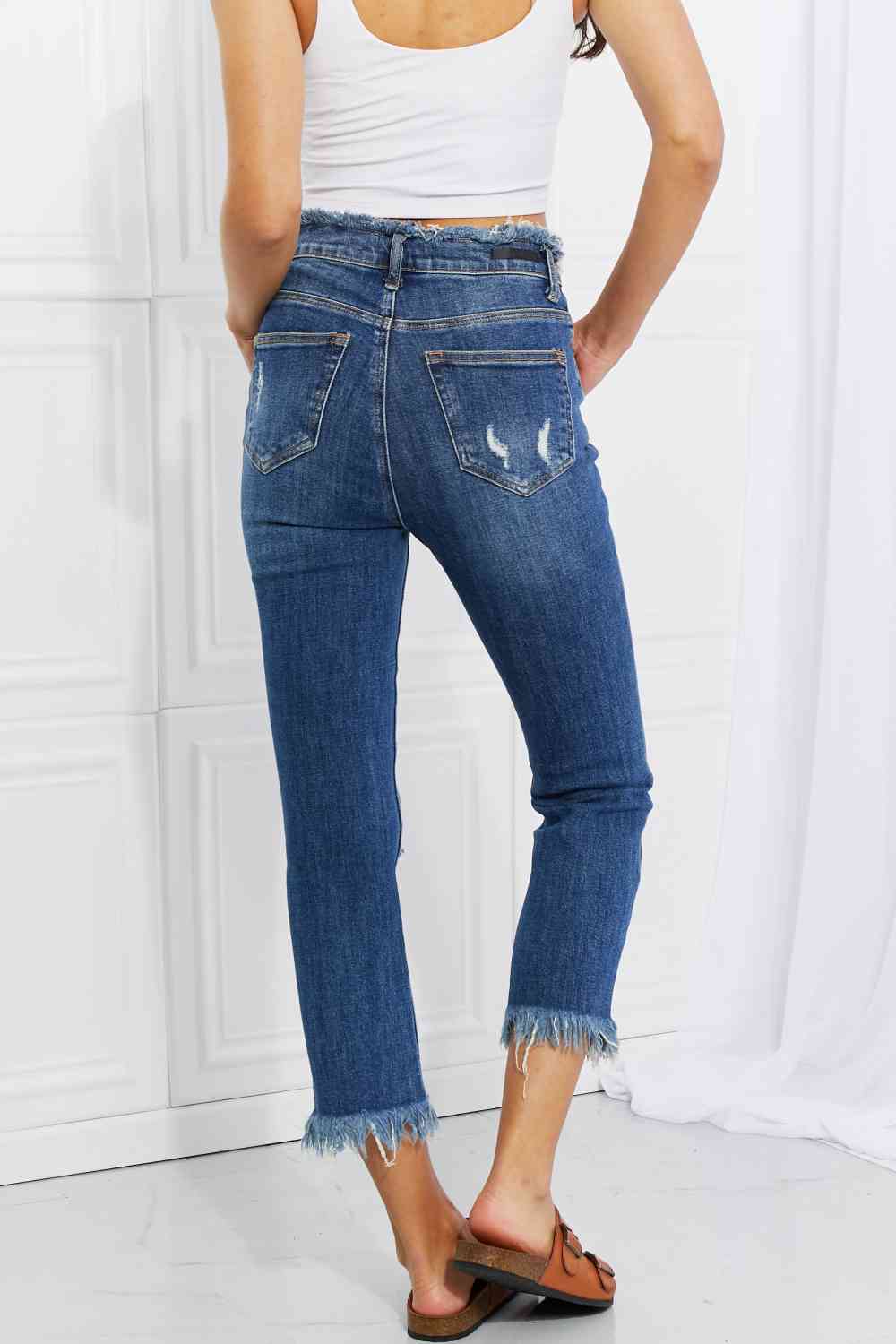 Undone Chic Straight Leg Jeans