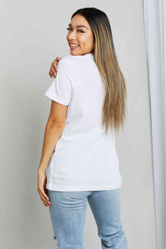 Simply Love Full Size SUNKISSED & SALTY Graphic Cotton T-Shirt