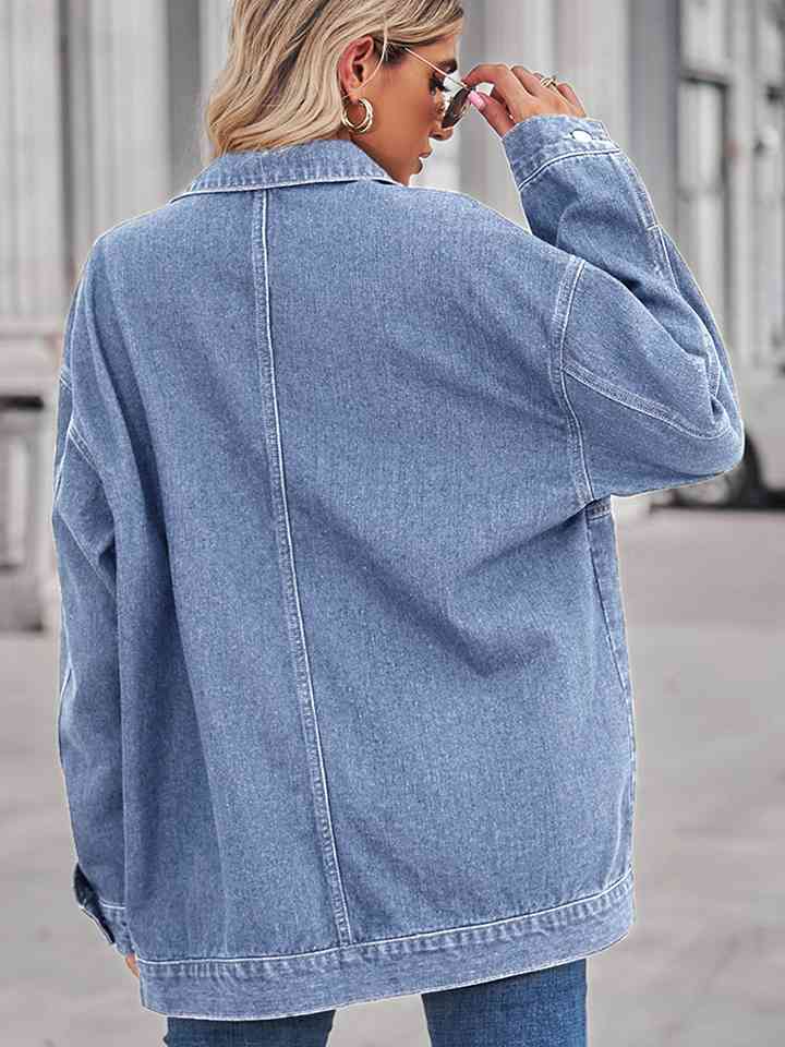 Dropped Shoulder Denim Jacket