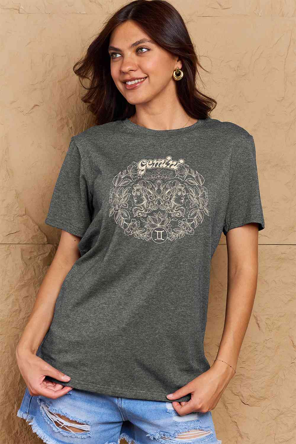 Simply Love Full Size GEMINI Graphic T-Shirt