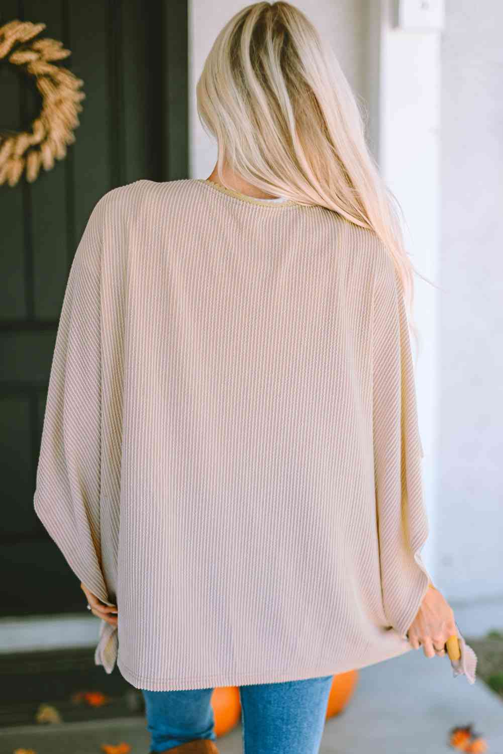 Open Front Dolman Sleeve Cardigan