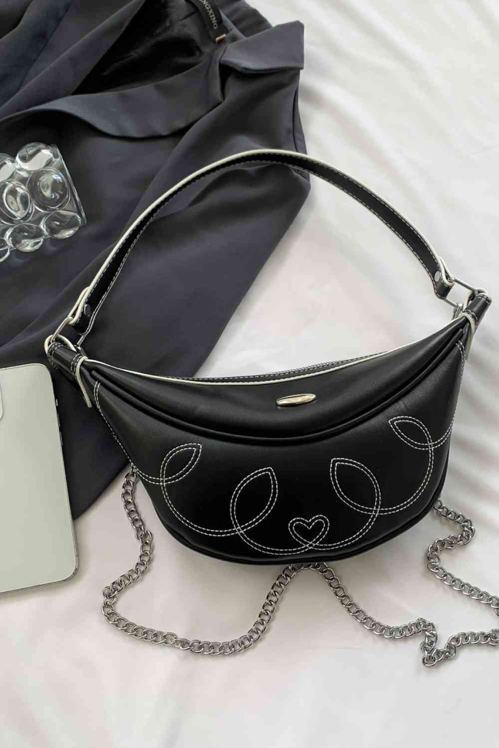 PU Leather Shoulder Bag