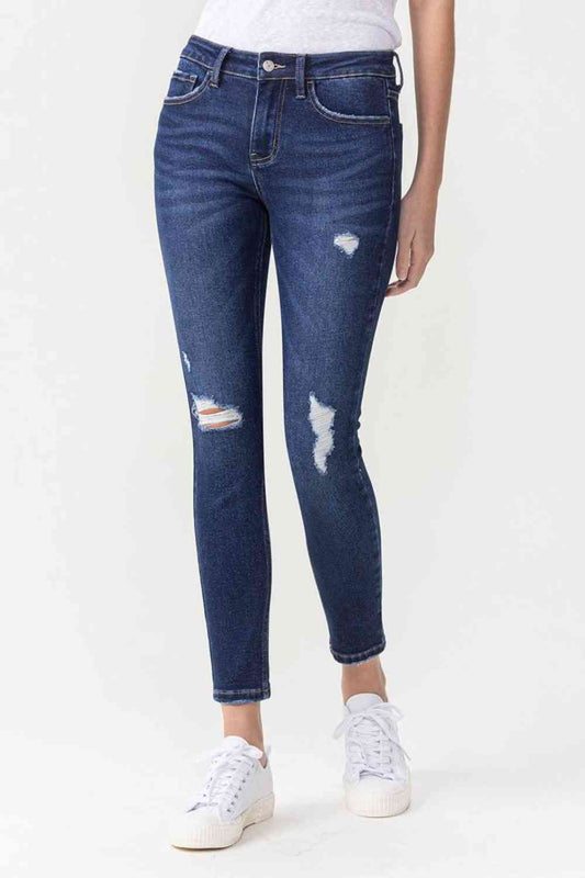 Chelsea Midrise Crop Skinny Jeans