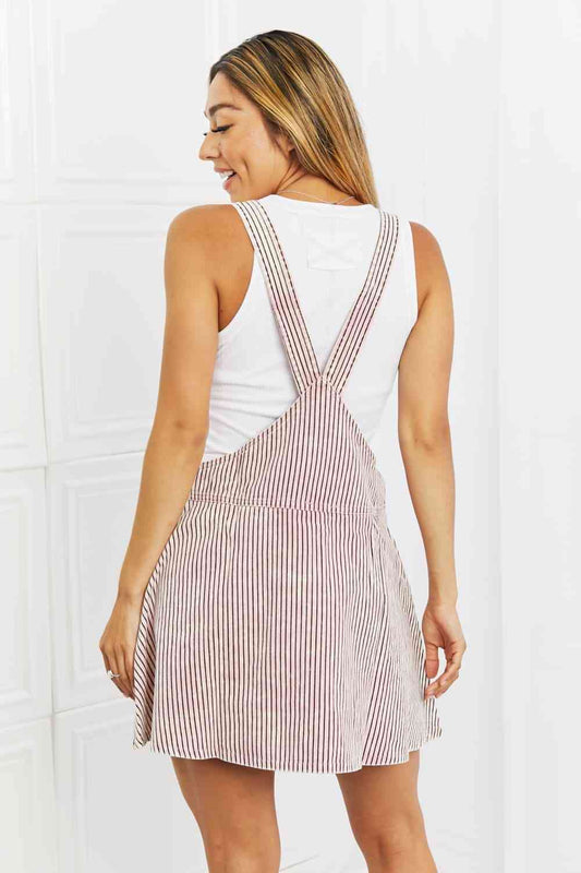 To The Park Overall Dress in Pink