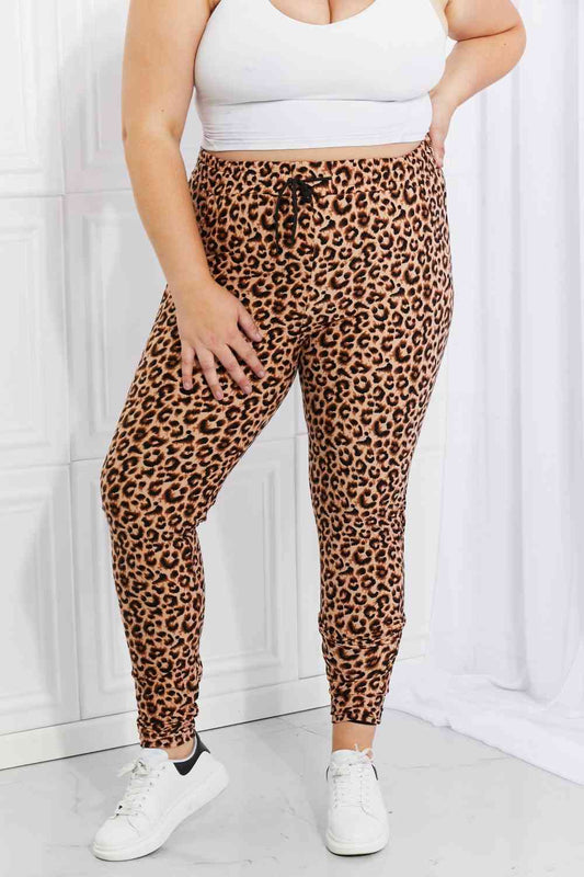 Spotted Downtown Leopard Print Joggers