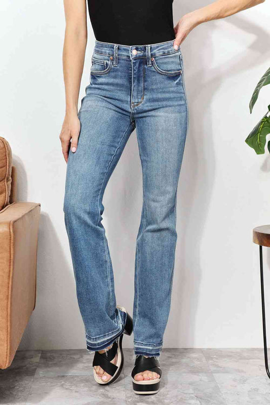 High Waist Jeans with Pockets