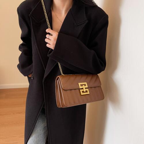 PU Leather Crossbody Bag