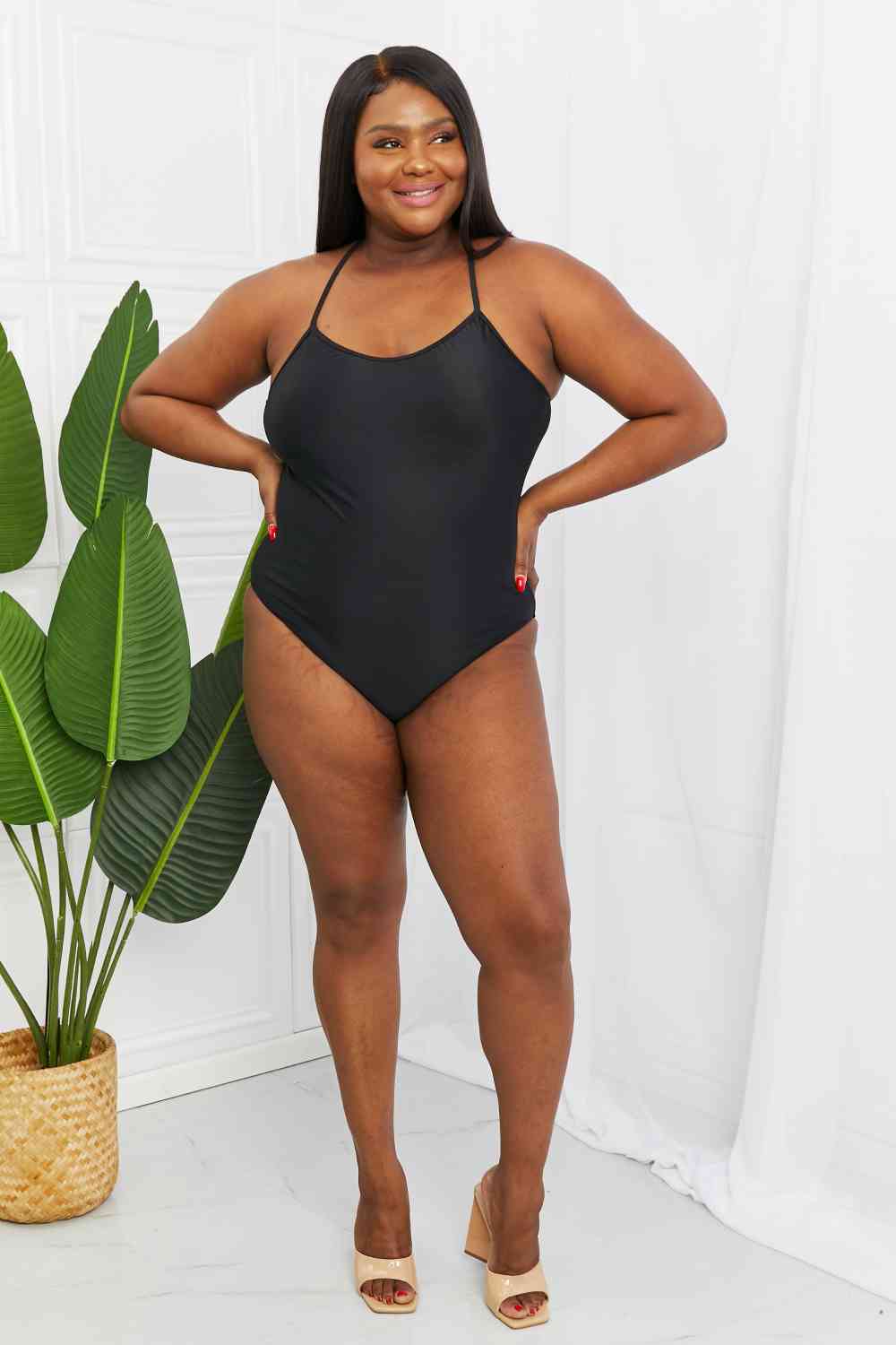 High Tide One-Piece in Black