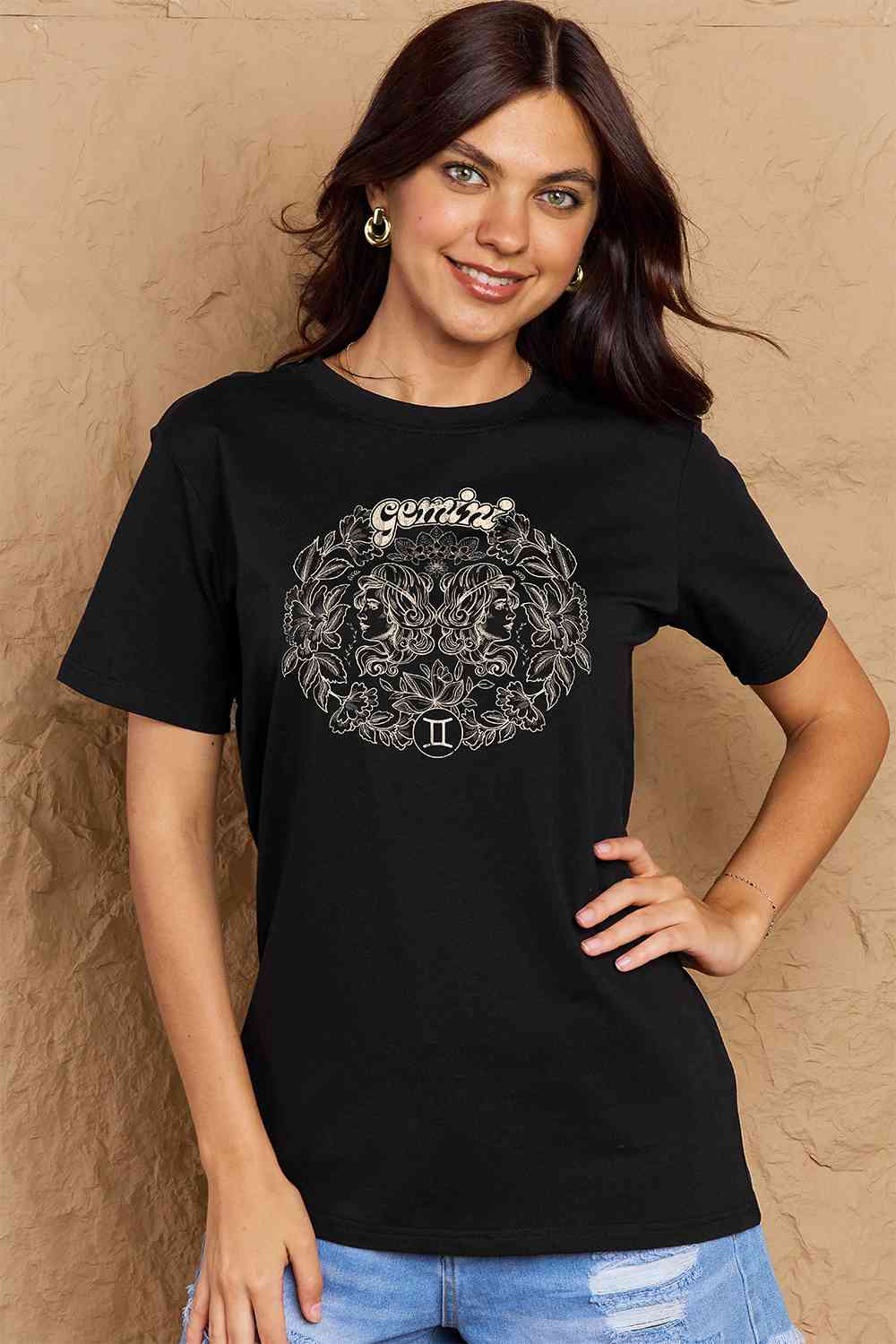 Simply Love Full Size GEMINI Graphic T-Shirt