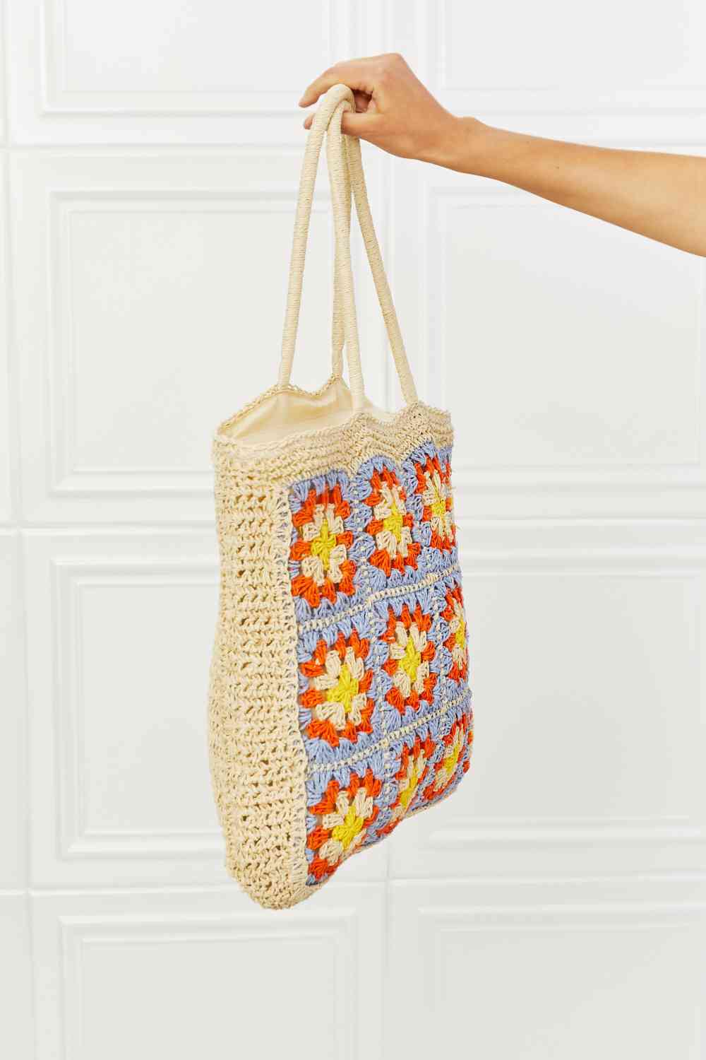 Off The Coast Straw Tote Bag