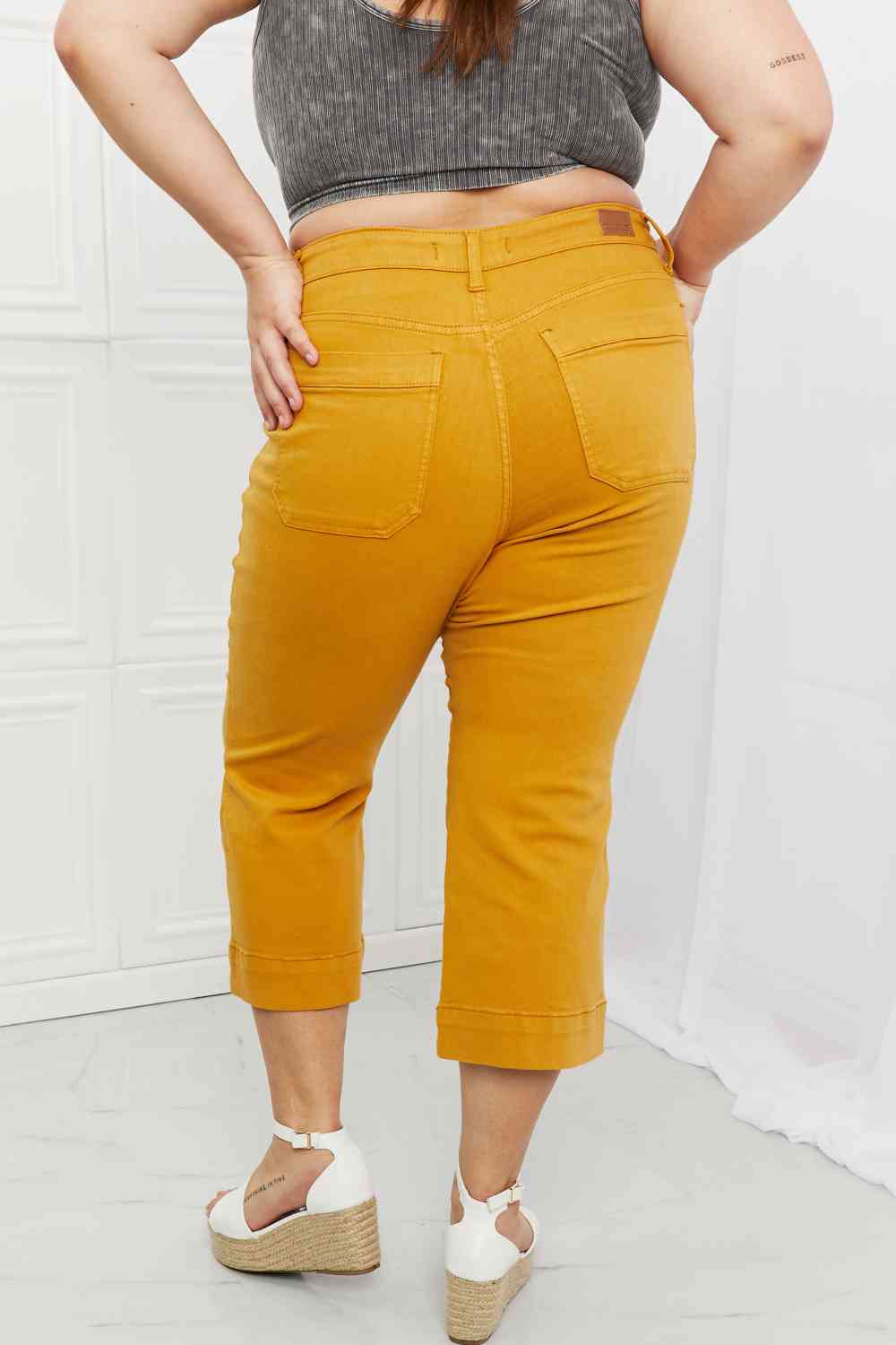 Jayza Straight Leg Cropped Jeans