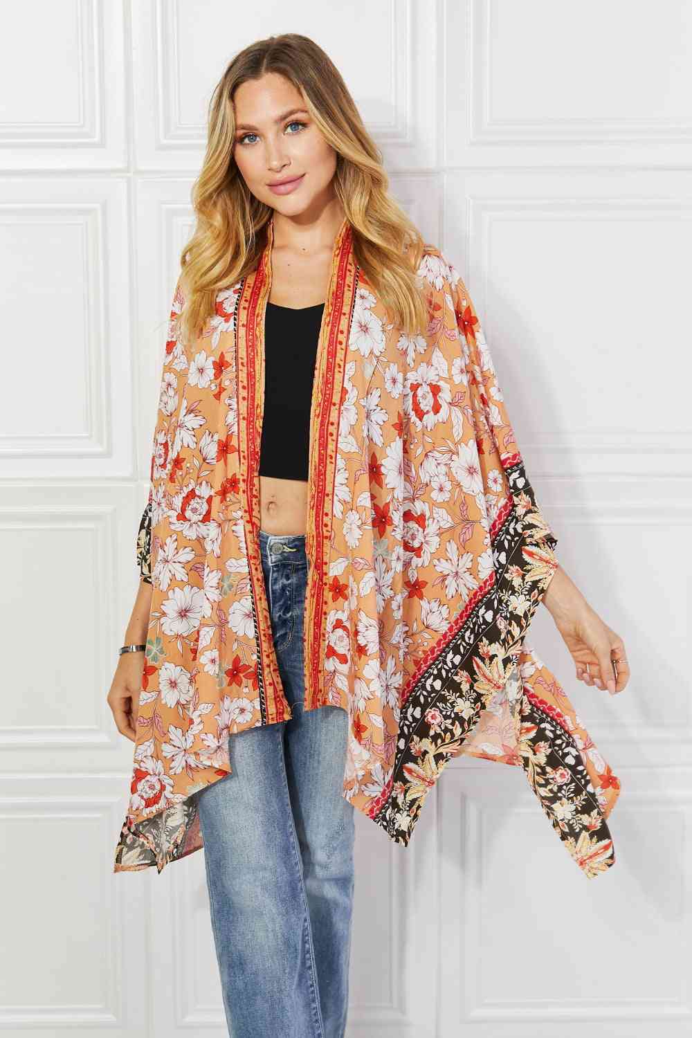 Peachy Keen Cover-Up Kimono