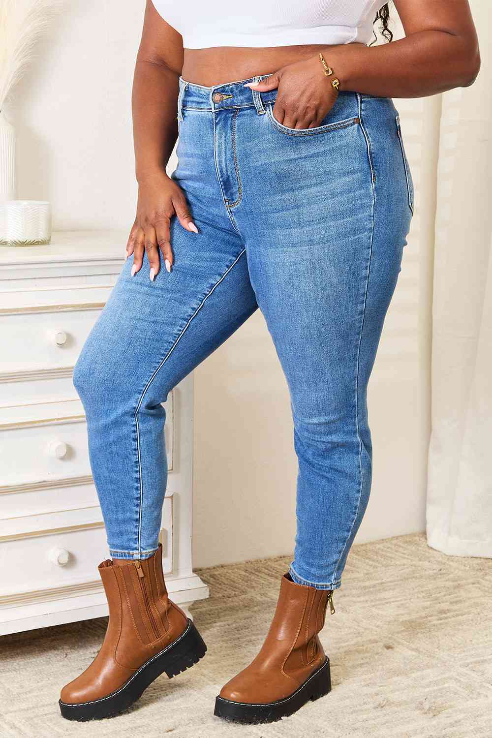 High Waist Skinny Jeans