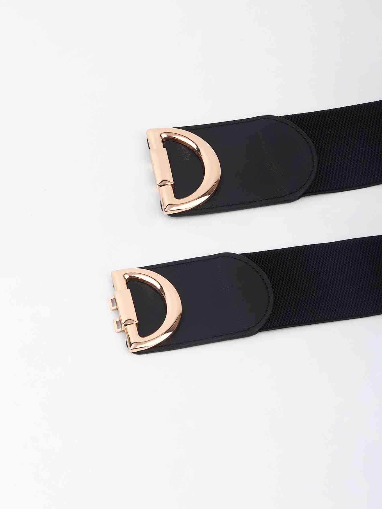 D Buckle Elastic Belt