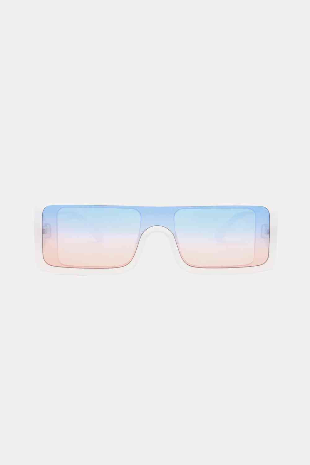 Polycarbonate Frame Rectangle Sunglasses