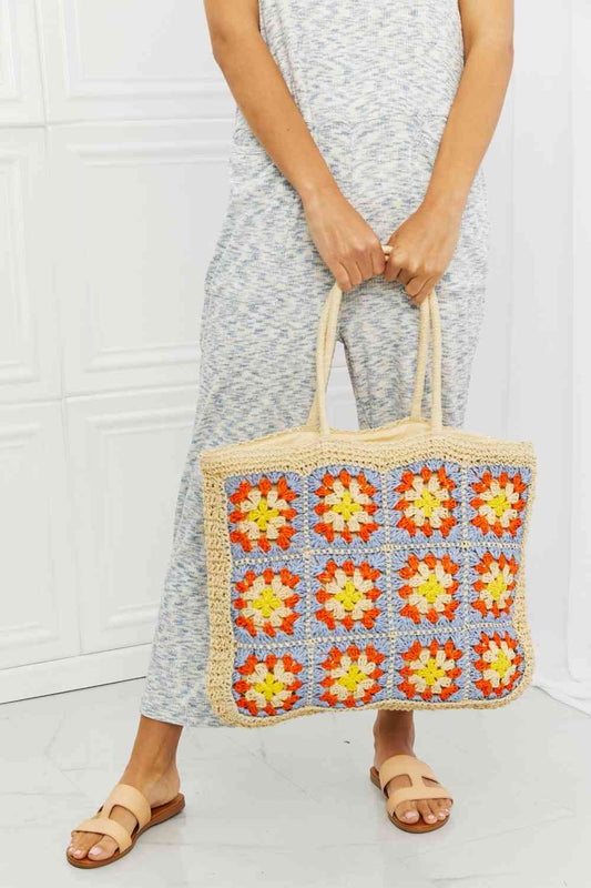 Off The Coast Straw Tote Bag