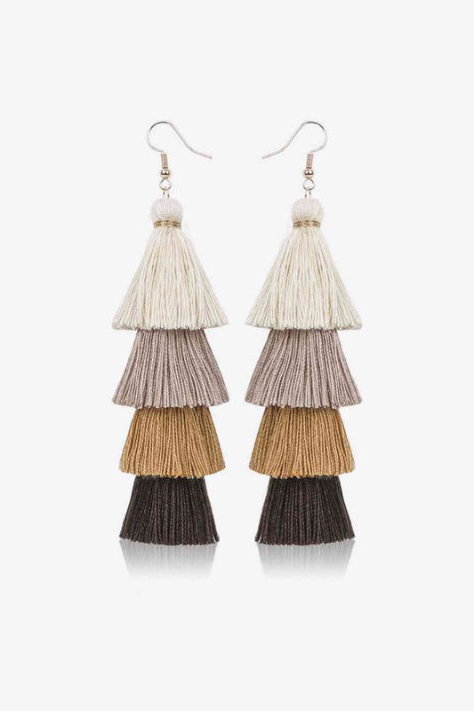 Layered Tassel Earrings