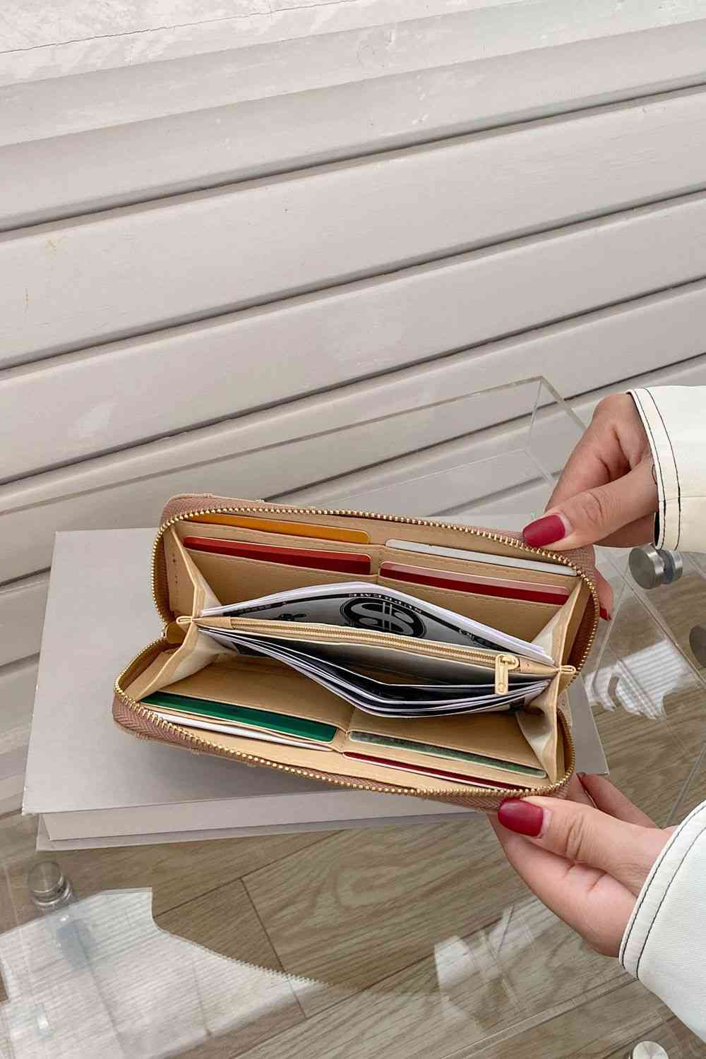 Polyester Geometrical Pattern Wallet