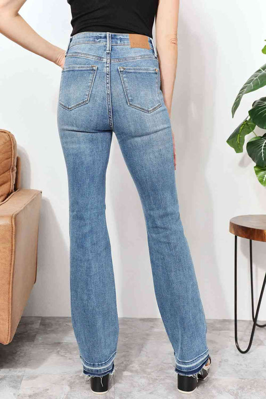 High Waist Jeans with Pockets