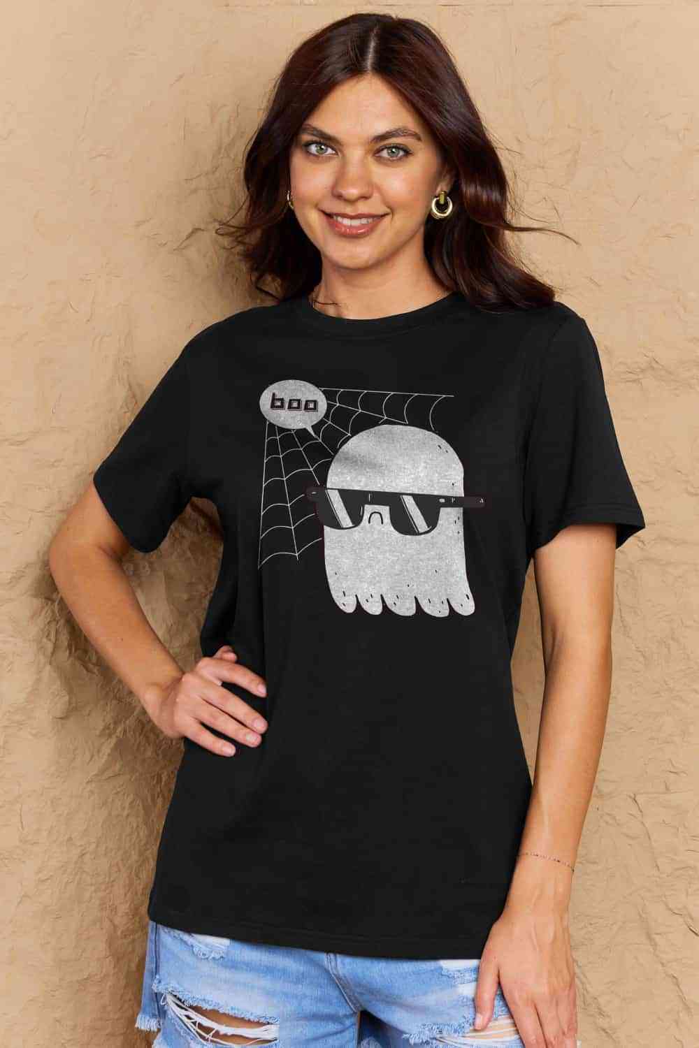 Simply Love Full Size BOO Graphic Cotton T-Shirt