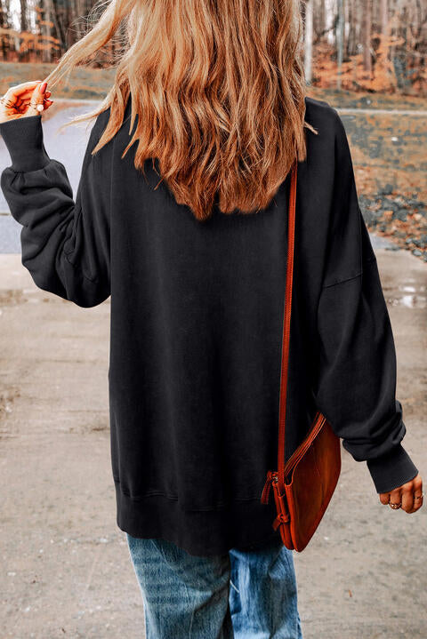 GAME DAY Graphic Slit Sweatshirt