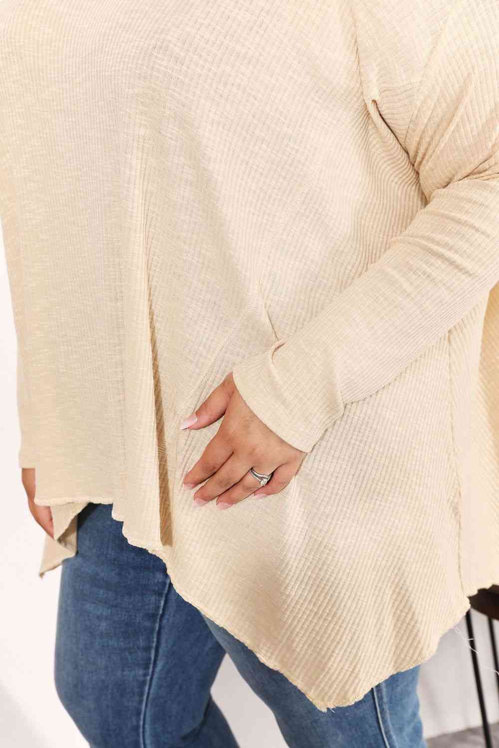 Oversized Super Soft Ribbed Top