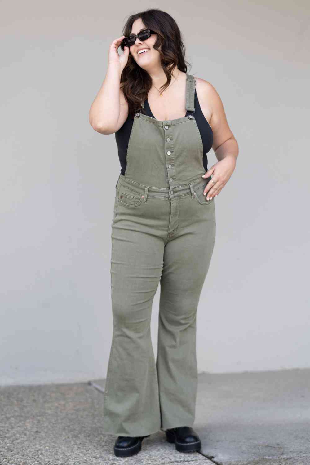 Kelsey Flare Tummy Control Overalls