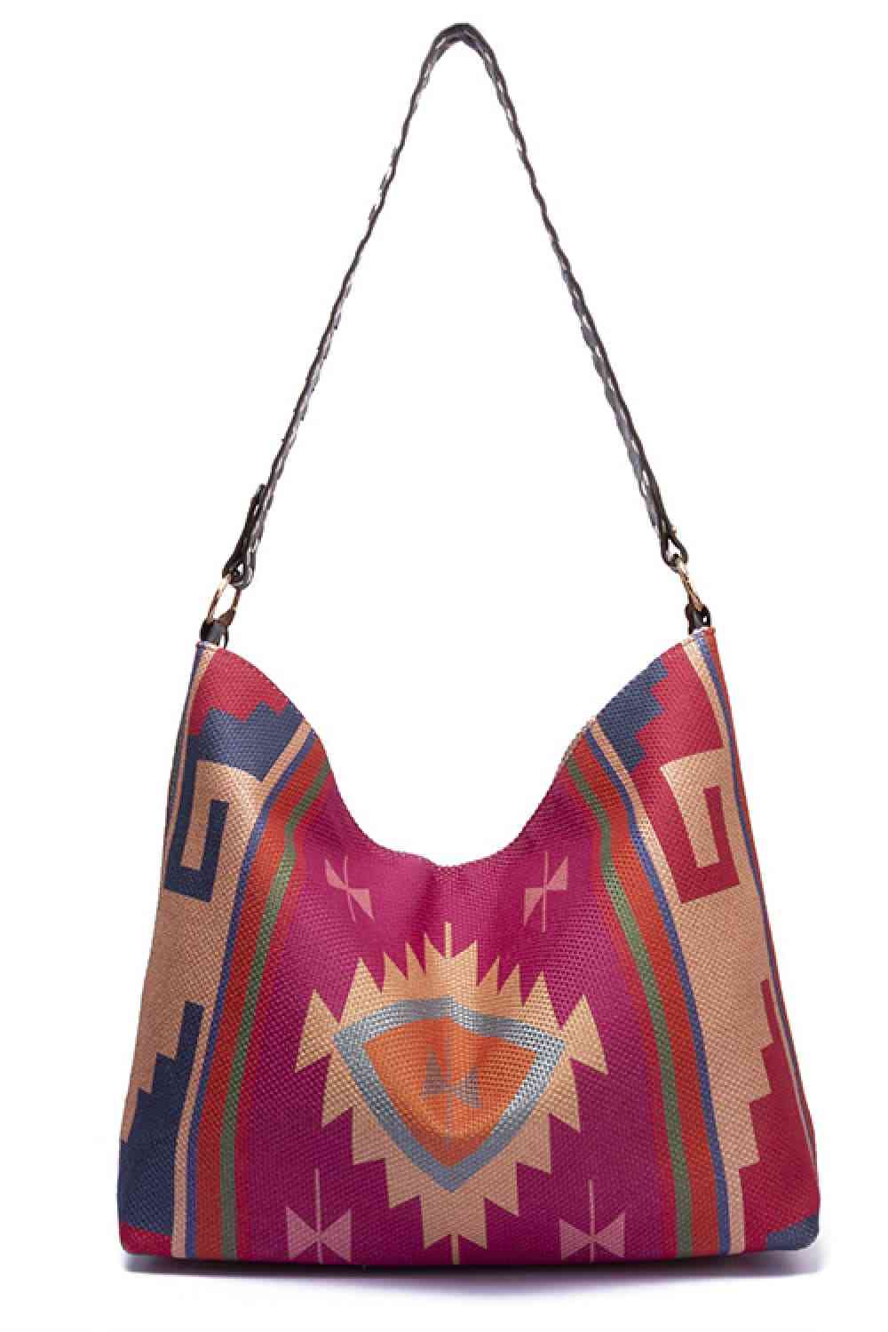 Geometric Canvas Tote Bag