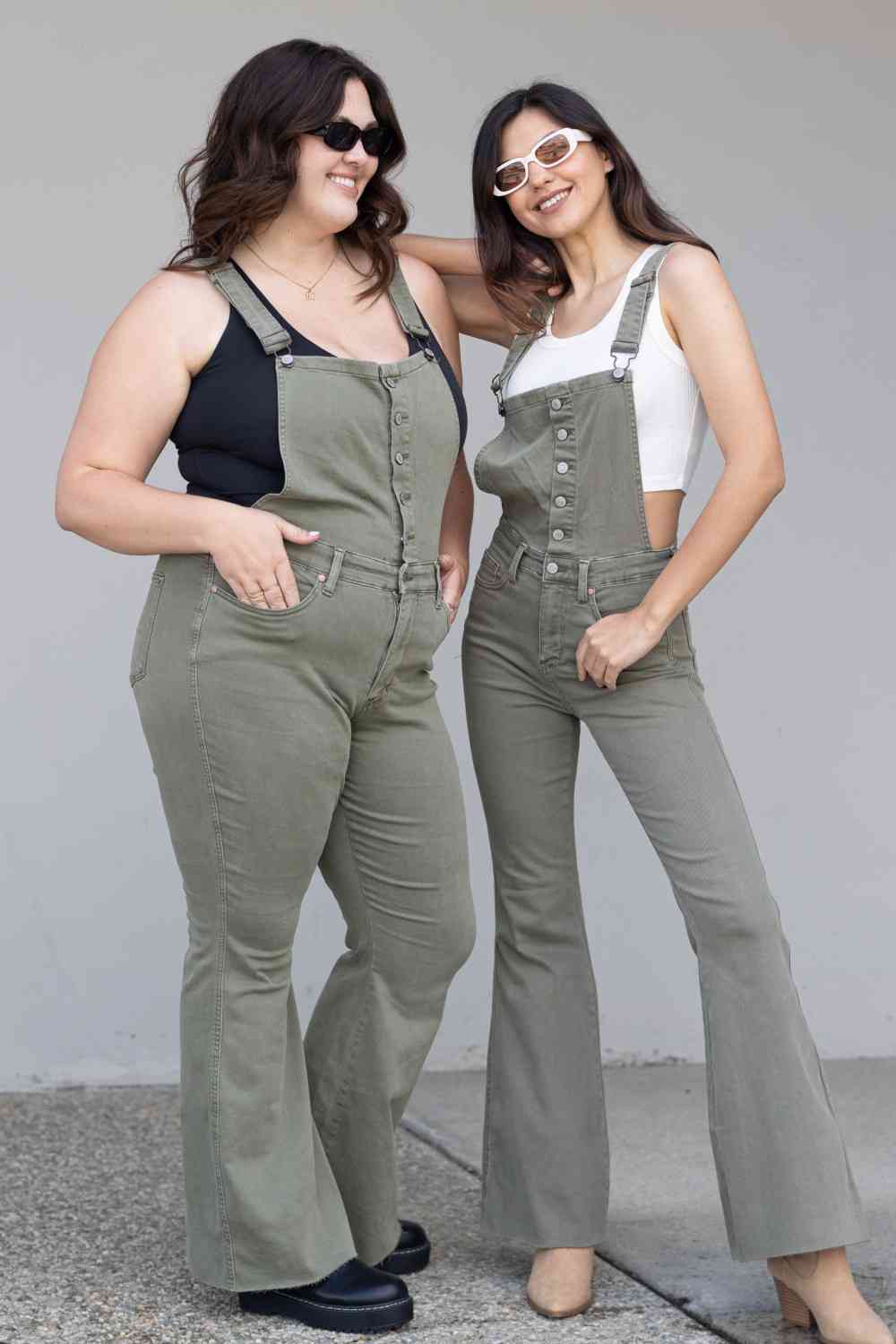 Kelsey Flare Tummy Control Overalls