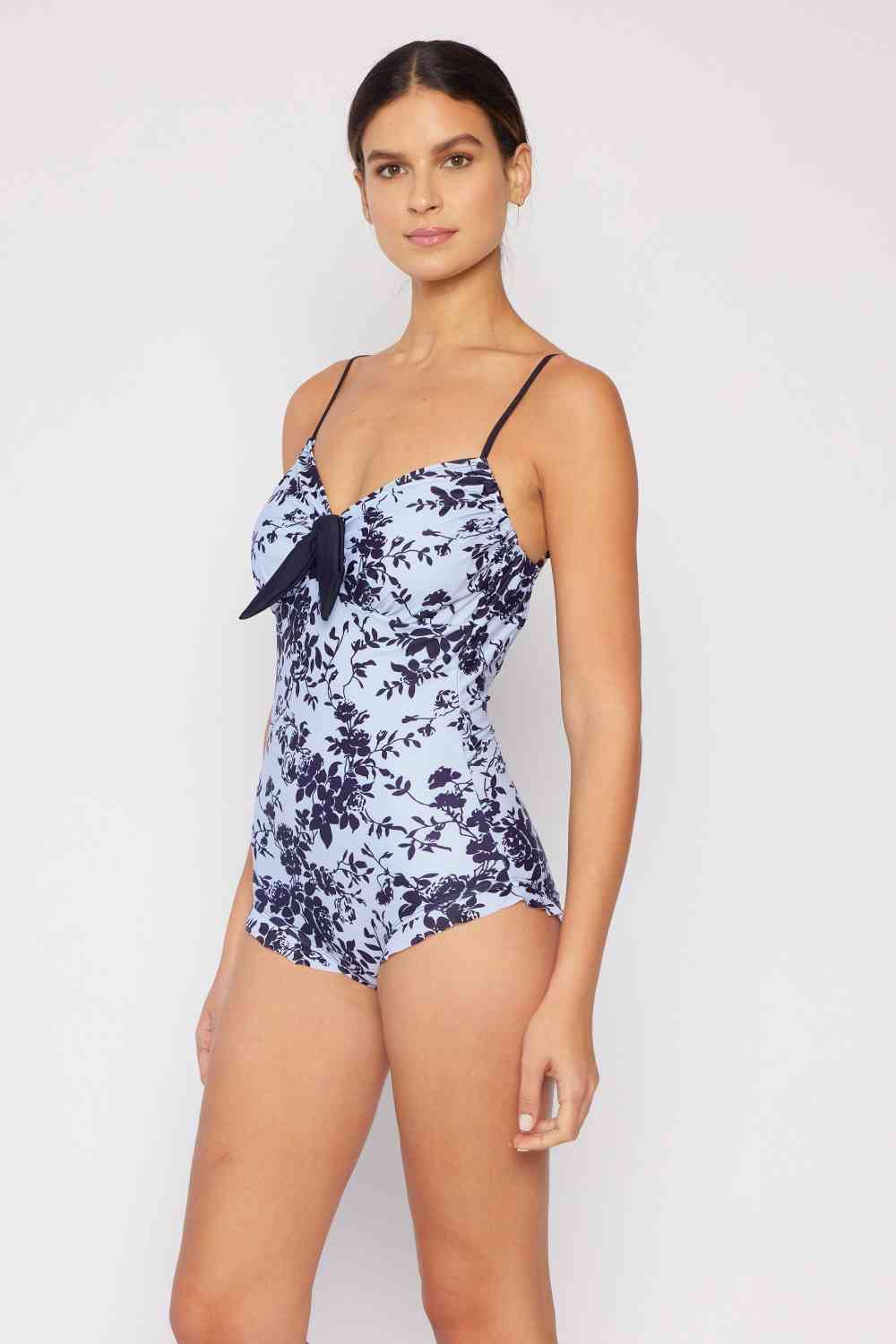 Côte d'Azur Ruffle Trim One-Piece Swimsuit