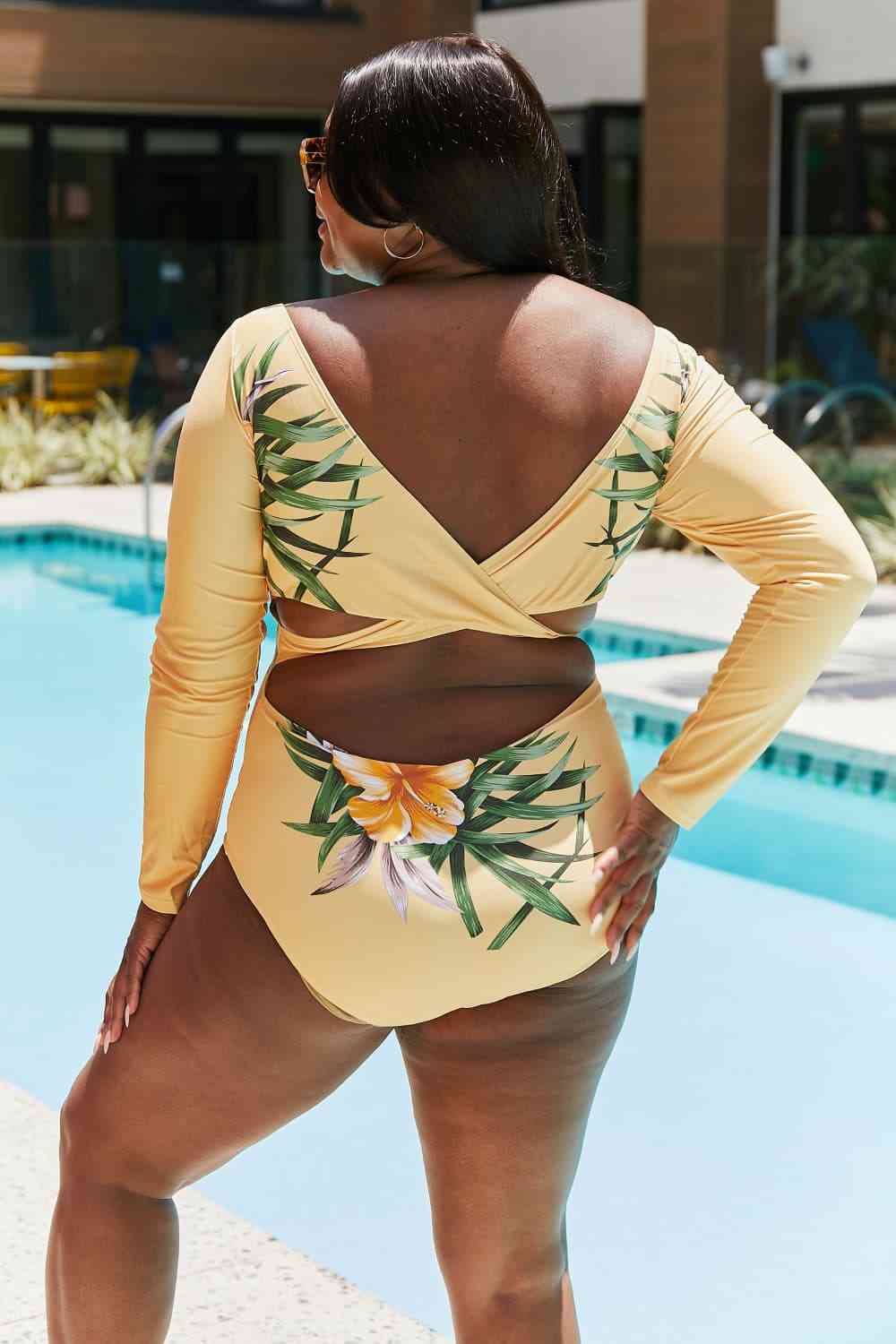 Cool Down Longsleeve One-Piece Swimsuit