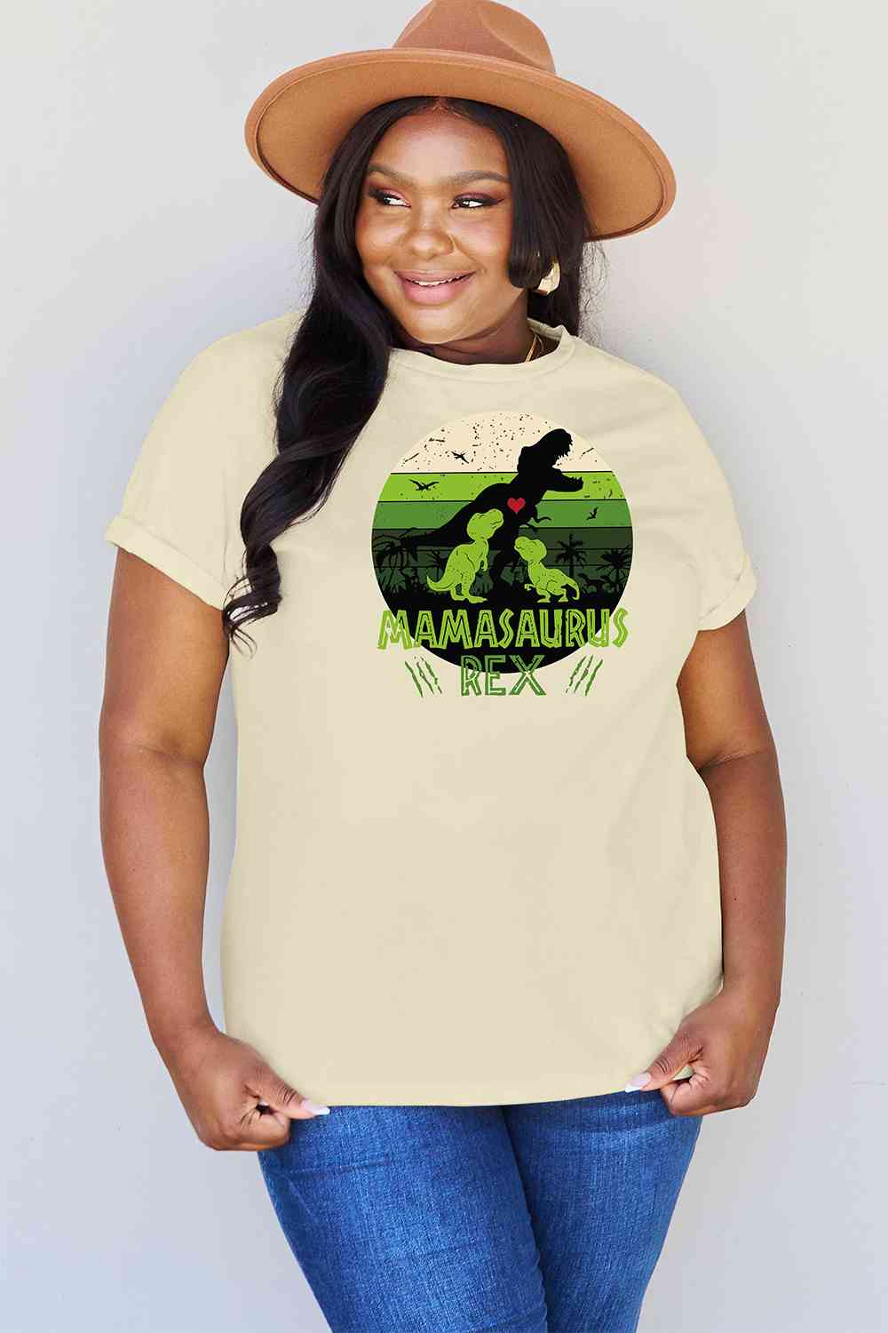 Simply Love Full Size MAMASAURUS REX Graphic T-Shirt