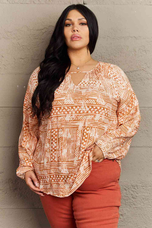 Just For You Aztec Tunic Top