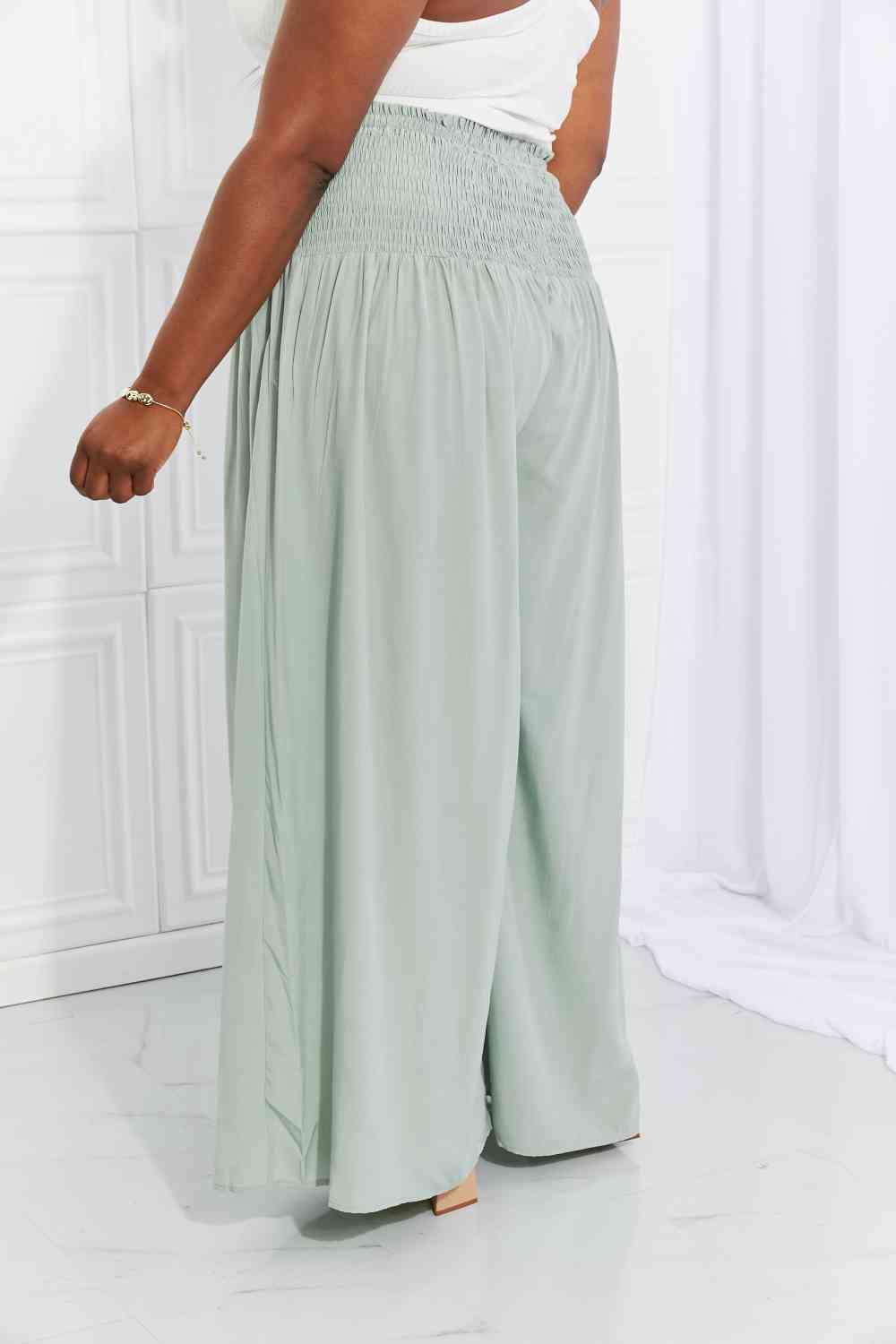 Beautiful You Smocked Palazzo Pants