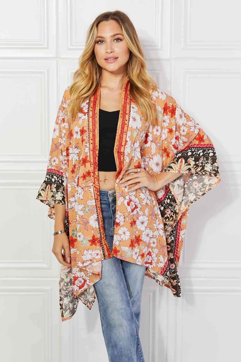 Peachy Keen Cover-Up Kimono