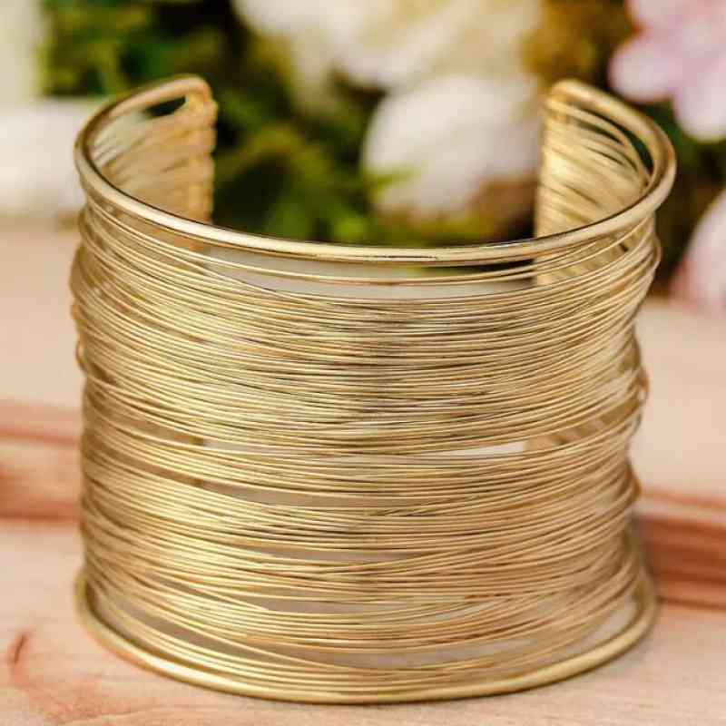 Alloy Layered Cuff Bracelet