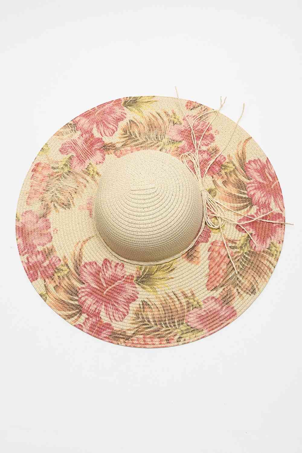 Floral Bow Detail Sunhat