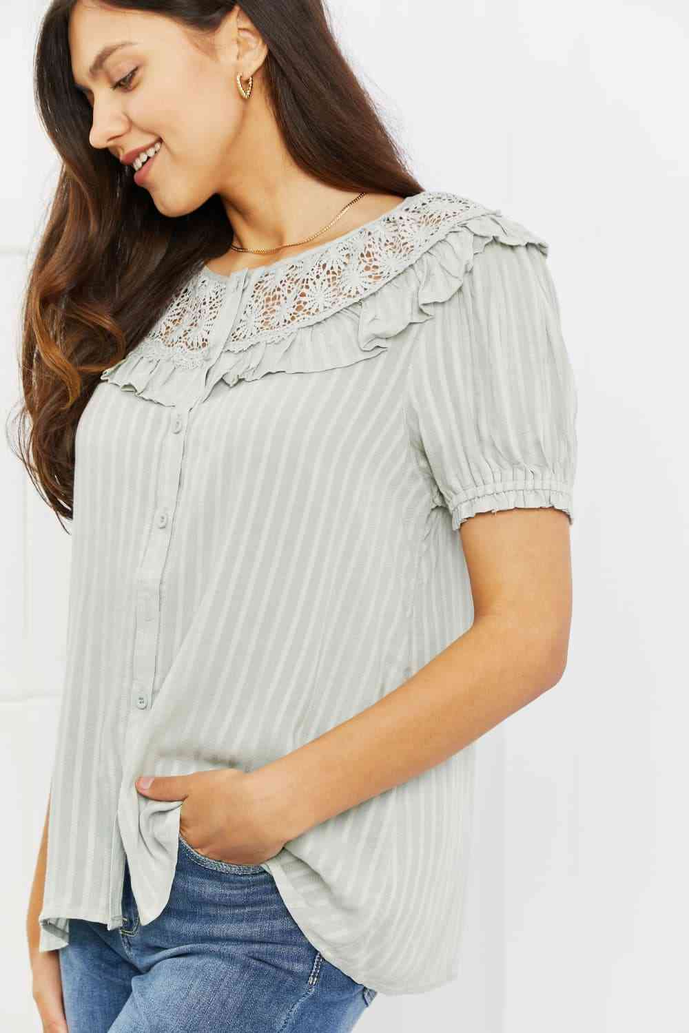 Sweet Talk Short Sleeve Top