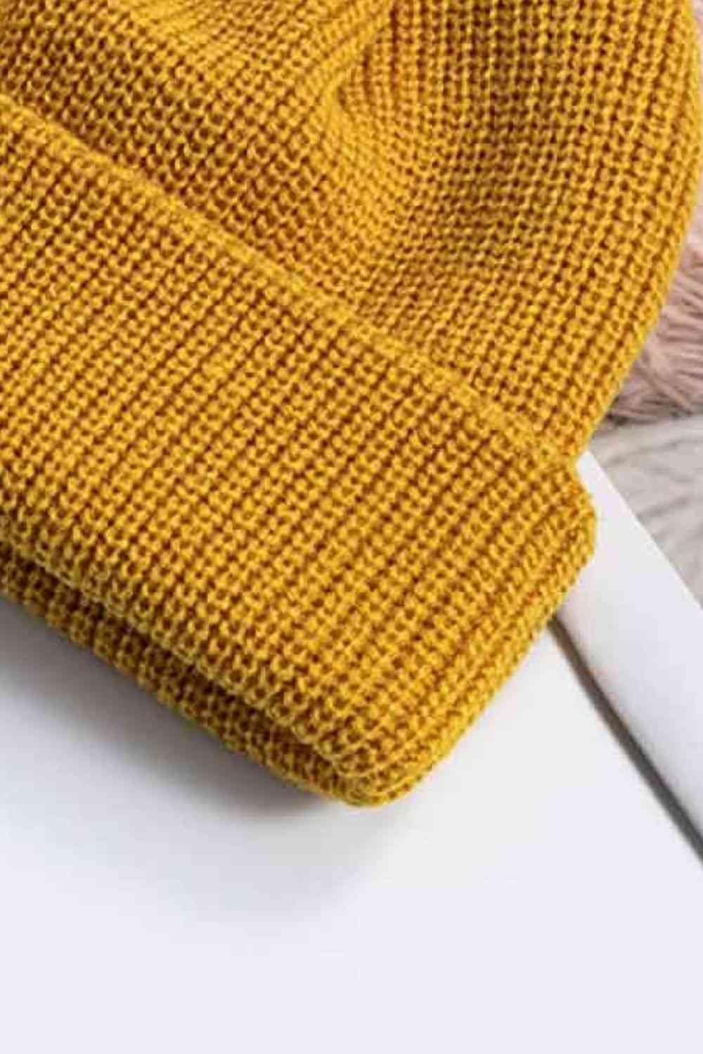 Cozy Rib-Knit Cuff Beanie