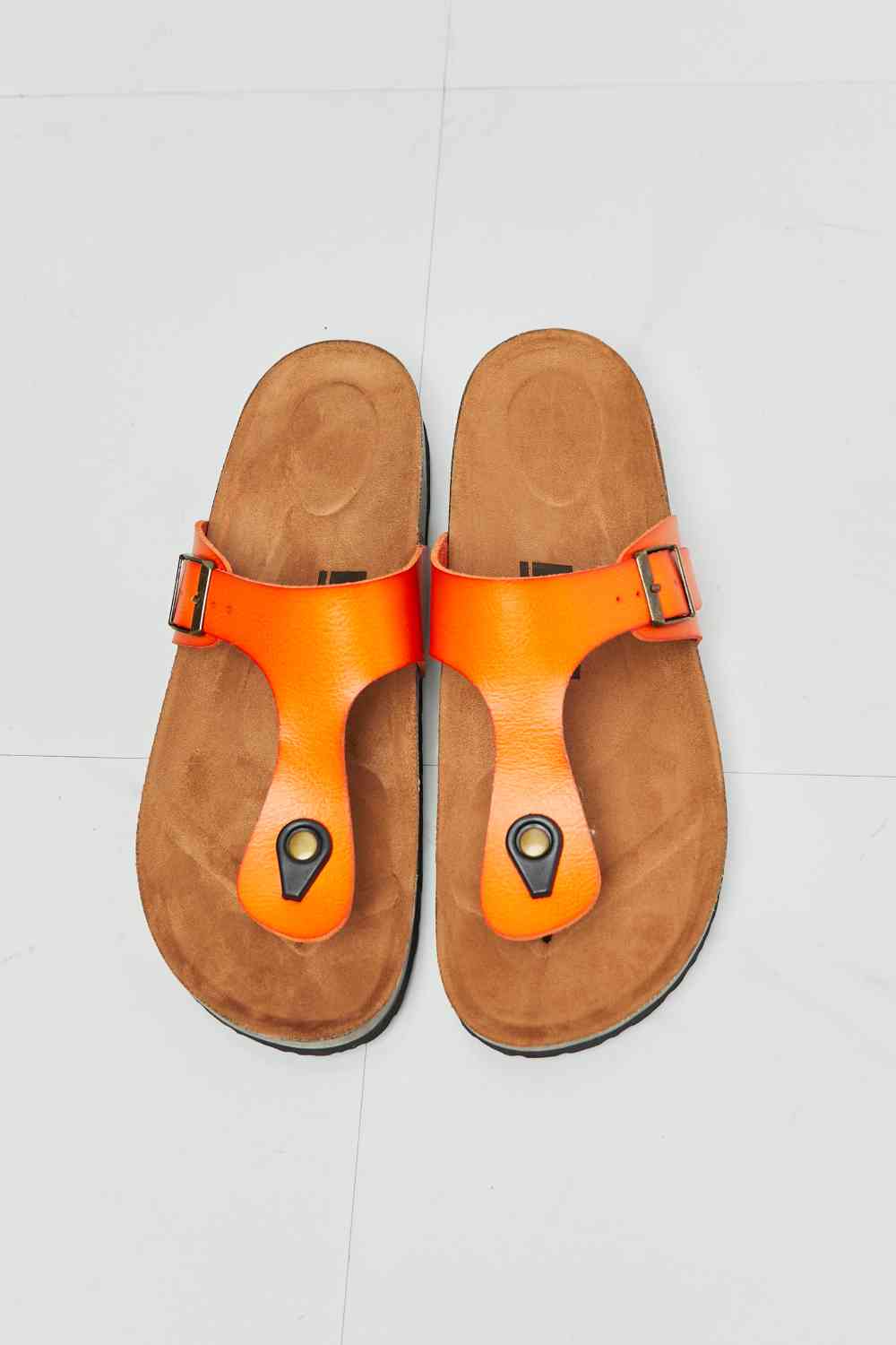 Drift Away T-Strap Flip-Flop in Orange