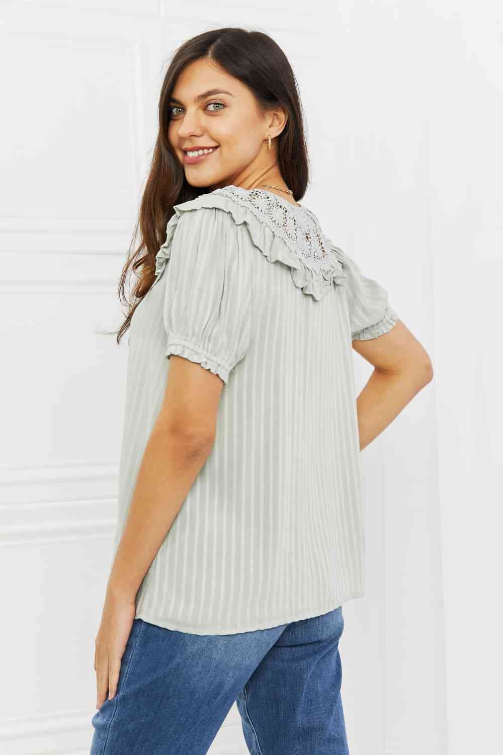 Sweet Talk Short Sleeve Top