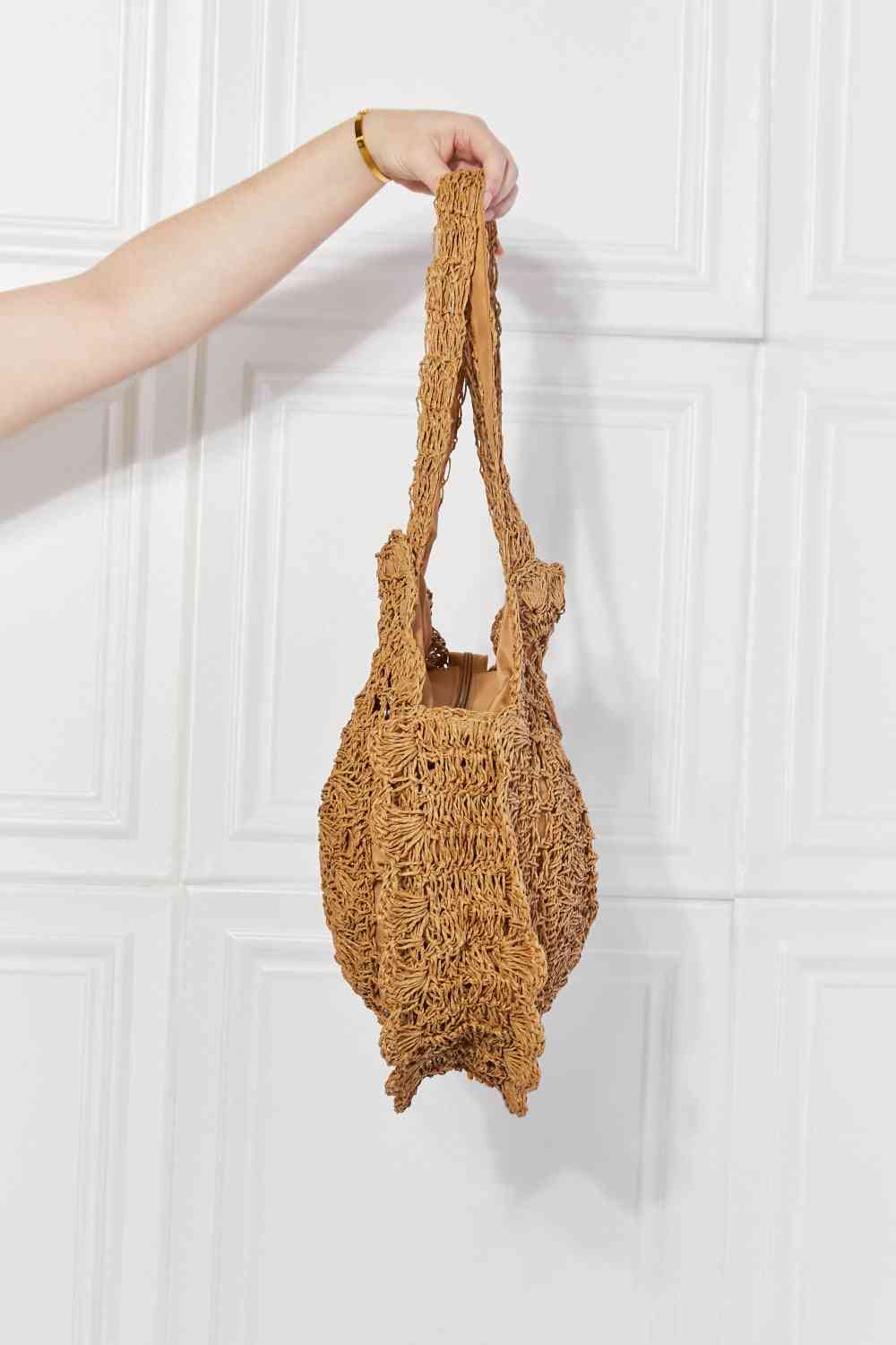 Brunch Time Straw Rattan Handbag