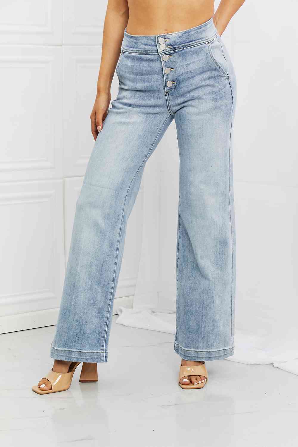 Luisa Wide Flare Jeans