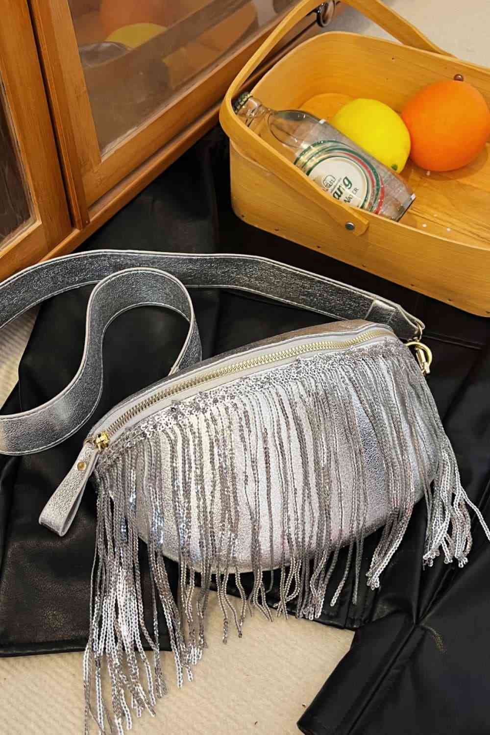 PU Leather Sling Bag